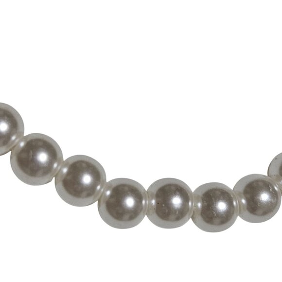 Elegant Faux Pearl Stretch Bracelet Classic Retro Minimalist Fashion Jewelry - Picture 2 of 3